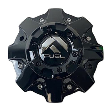 Fuel Bolt-On Hub Cap Gloss Black/Chrome for 5X135/5.5
