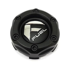 Fuel Snap-In Cap 80.6 OD Matte Black with Chrome