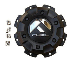 Fuel Dually Front Cap Matte Black with Black Rivets for 92/93