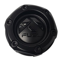 Fuel Matte Black with Gloss Black Bolt-On Hub Cap for 5X150