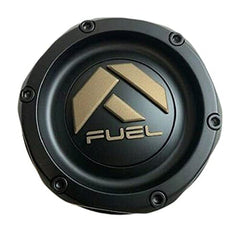 Fuel Matte Black with Bronze Tall Snap-In Cap for 8x170