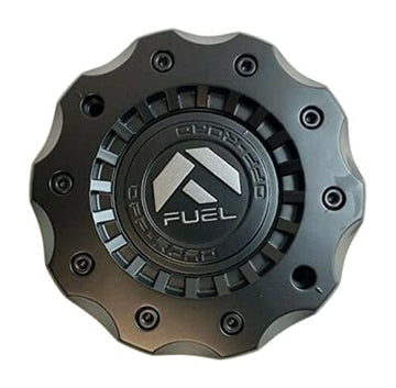 Fuel Snap-In Hub Cap Matte Black/Gunmetal for 5X5.0