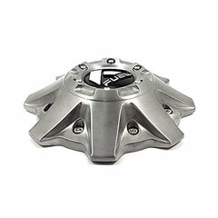 Fuel Gloss Brushed DDT 5-Bar Billet Hub Cap for 8 Lug