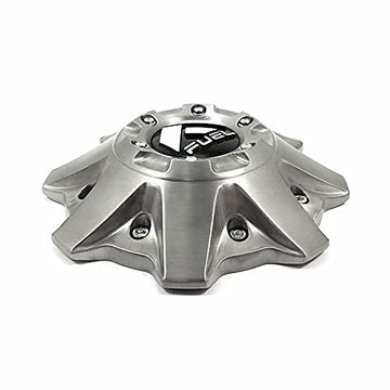 Fuel Gloss Brushed DDT 5-Bar Billet Hub Cap for 5/6 Lug