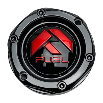 Fuel Dually Rear Cap Gloss Black with Red Logo for 92/93
