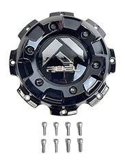 Fuel Tall Gloss Black Snap-In Cap for 5x5/4.5