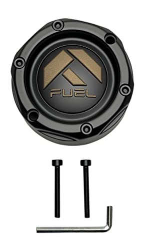 Fuel UTV Bolt-On Cap 1.3" Tall Matte Black with Bronze