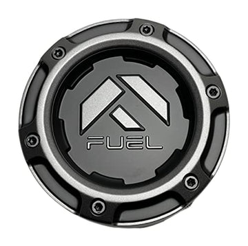 Fuel Snap-In Hub Cap Matte Black/Gunmetal for Large Bore (3.94")