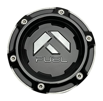 Fuel Snap-In Hub Cap Gloss Black/Chrome for 6X135/5.5
