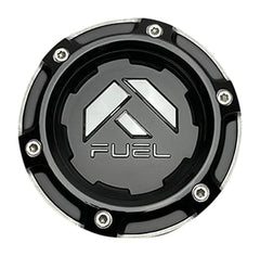 Fuel Snap-In Hub Cap Gloss Black/Chrome for 6X135/5.5