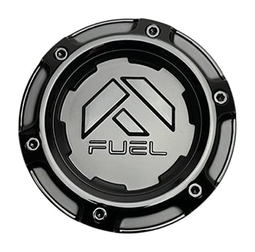 Fuel Snap-In Hub Cap Matte Black/Gloss Black for 6X135/5.5
