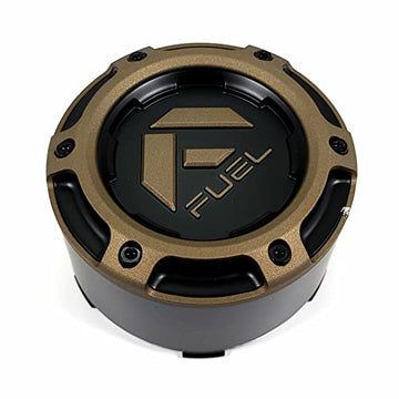 FC Snap-In Hub Cap Satin Black/Bronze - 100 OD