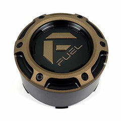 FC Snap-In Hub Cap Satin Black/Bronze - 100 OD