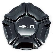 Helo HE915 Cap Snap-In - Gloss Black w/ Chrome Logo