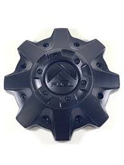 Fuel Black on Black Covered Cap 8L with Black Rivets Hub Cap