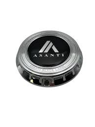 Asanti Viceroy Snap-In Cap (Gloss Black/Chrome/Gloss Black/Chrome)