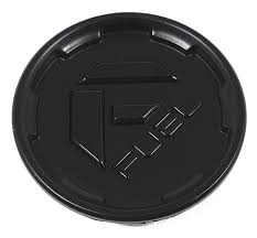 Fuel Snap-In Hub Cap 2.37" Matte Black with Gloss Black Logo