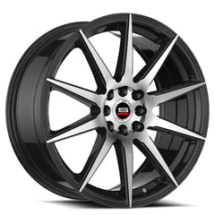 Spec-1 18x8 SP-51 Gloss Black & Machined +38mm