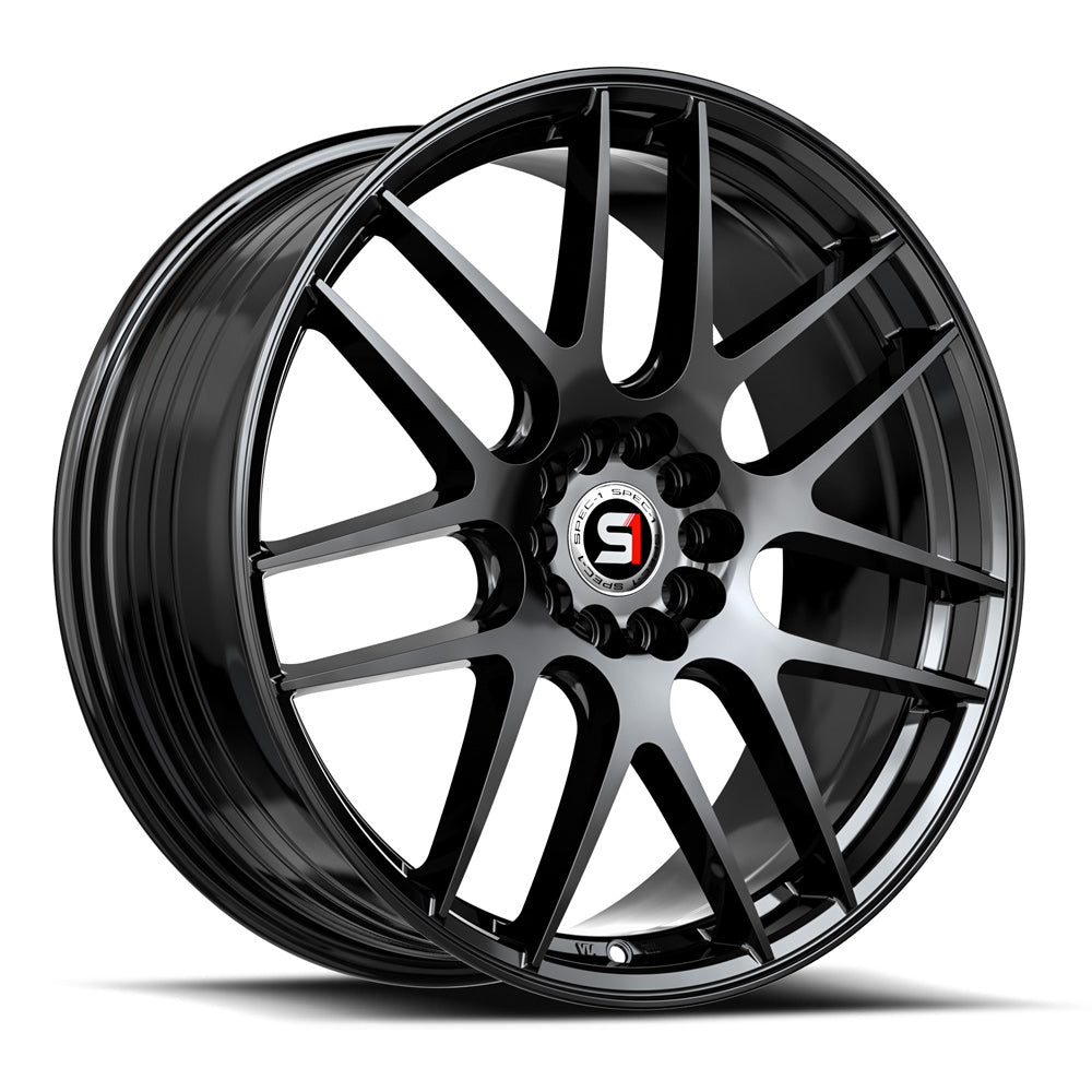 Spec-1 18x10 SP-65 Gloss Black +42mm