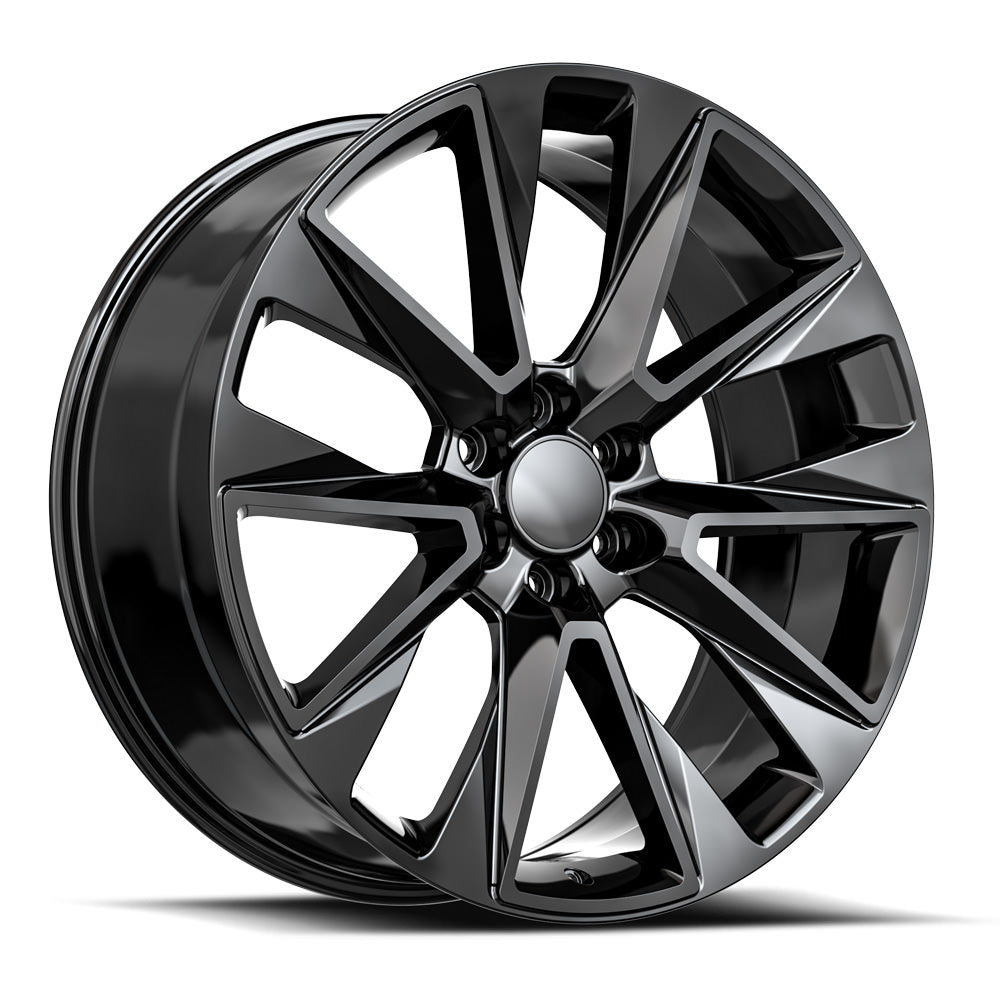 O.E. Revolution 24x10 C-19 Gloss Black & Milled +30mm