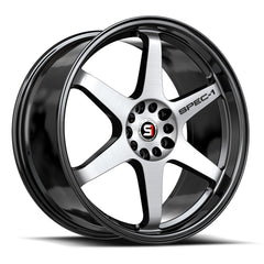 Spec-1 17x8 SPT-33 Gloss Black & Machined +38mm