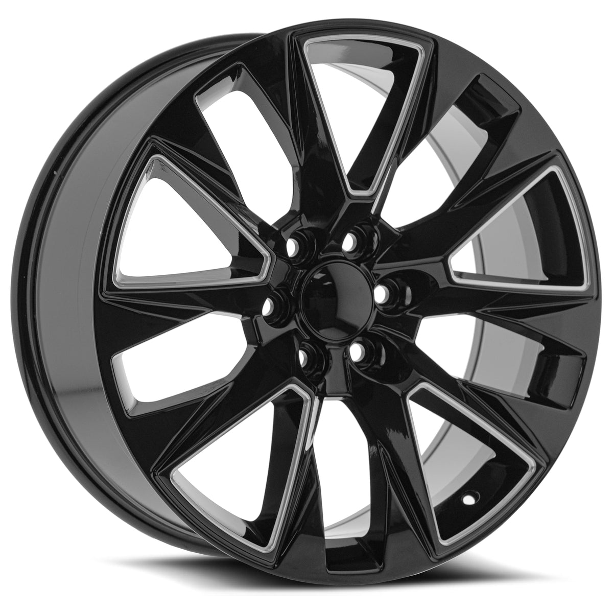 O.E. Revolution 24x10 C-14 Gloss Black & Milled +30mm