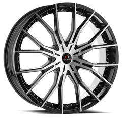 Cavallo 20x8.5 CLV-36 Gloss Black & Machined +20mm