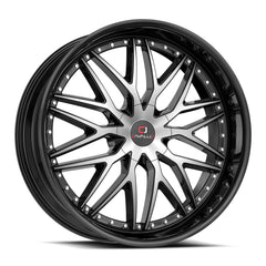 Cavallo 18x8 CLV-46 Gloss Black & Machined +35mm