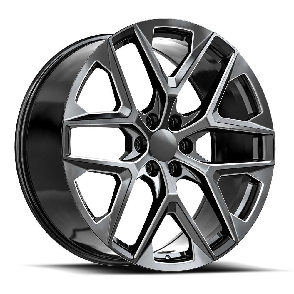 O.E. Revolution 24x10 C-39 Gloss Black & Milled +31mm