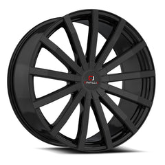 Cavallo 18x8 CLV-52 Gloss Black +35mm