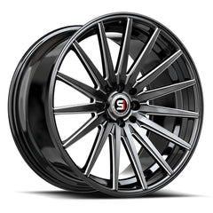 Spec-1 19x9.5 SP-69 Gloss Black & Milled +42mm