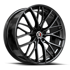 Spec-1 17x8 SP-61 Gloss Black +42mm