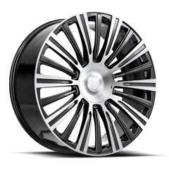 O.E. Revolution 24x10 CAD-35 Gloss Black & Machined +31mm