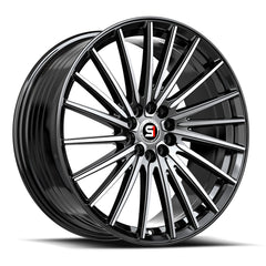 Spec-1 20x8.5 SP-68 Gloss Black & Machined +38mm