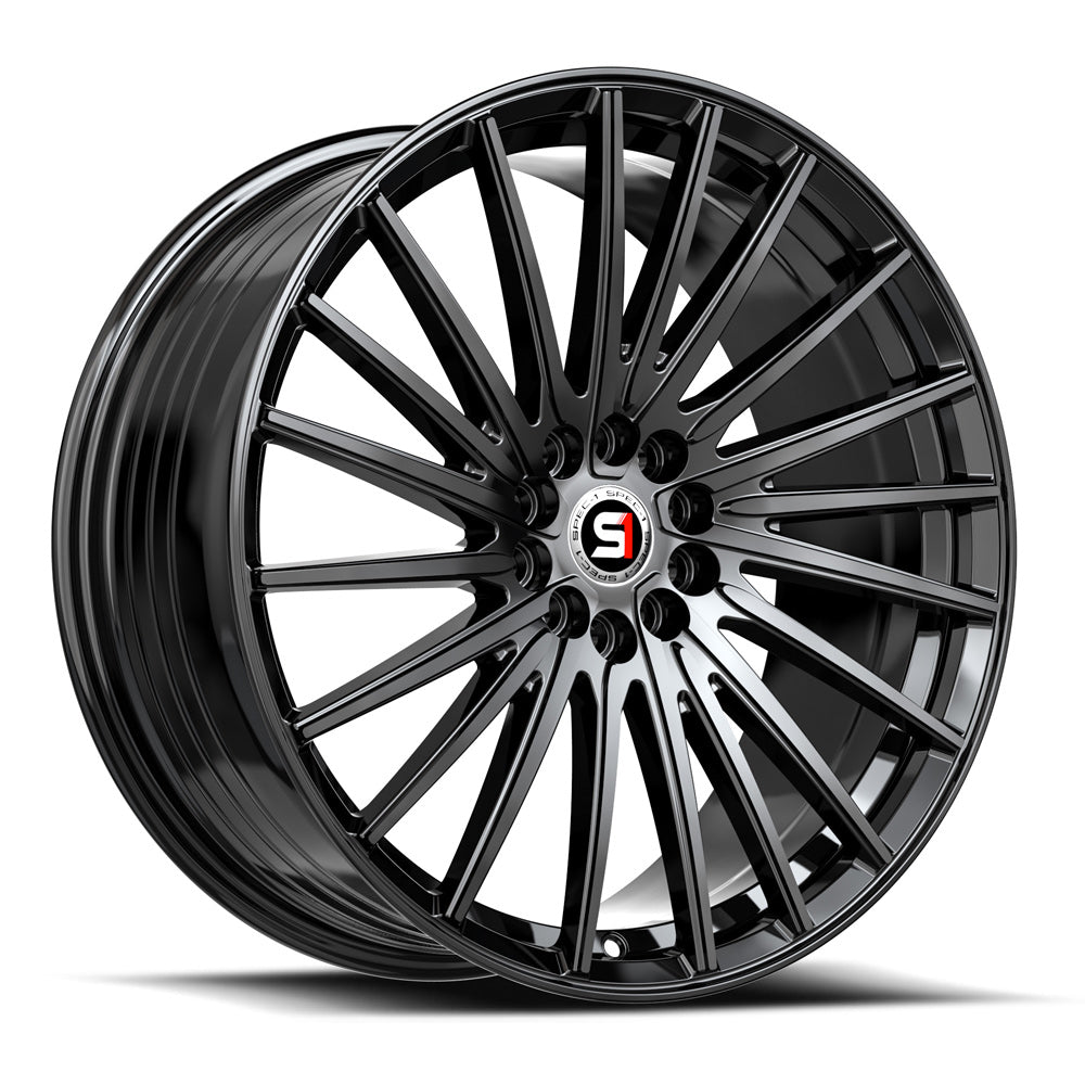 Spec-1 17x7.5 SP-68 Gloss Black +42mm