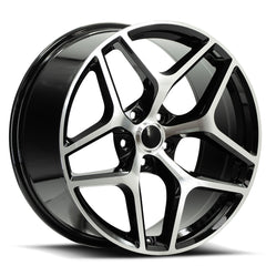 O.E. Revolution 20x10 Z28 Gloss Black & Machined +23mm