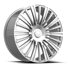 O.E. Revolution 22x9 CAD-35 Silver & Machined +31mm