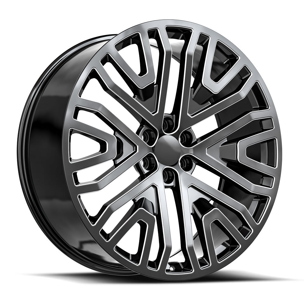 O.E. Revolution 24x10 G-14 Gloss Black & Milled +31mm