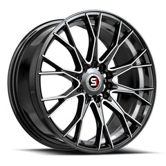 Spec-1 17x7.5 SP-59 Gloss Black & Machined & Undercut +42mm