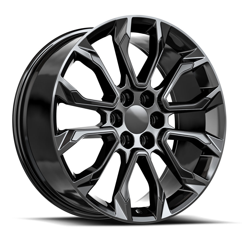 O.E. Revolution 22x9 G-38 Gloss Black +31mm