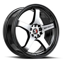 Spec-1 18x9.5 SPT-31 Gloss Black & Machined +42mm