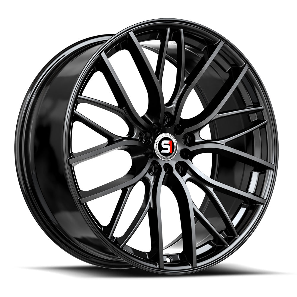 Spec-1 18x8 SP-61 Gloss Black +38mm