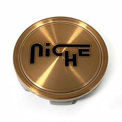 Niche 2.70" Flat Cap - Bronze Brushed with Black Logo