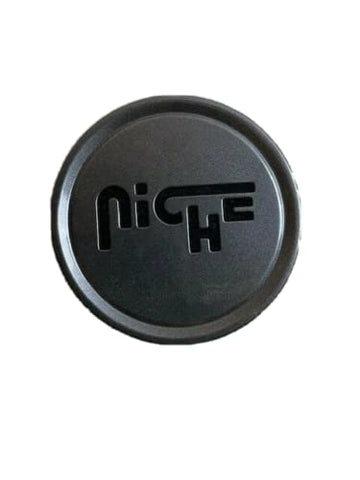 Niche 2.70" Cap - Gloss Gunmetal with Black Logo