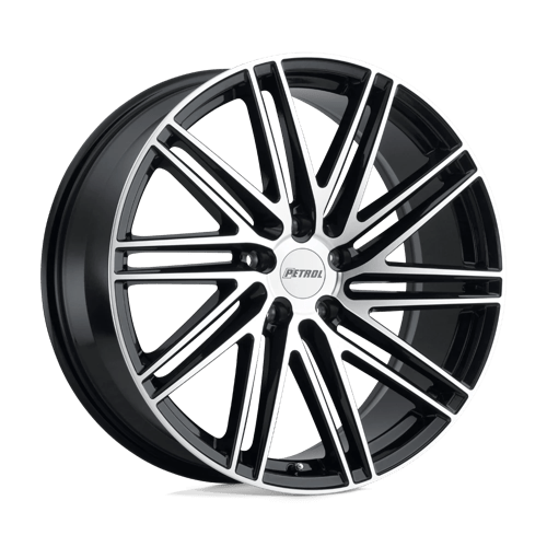 Petrol 19x8 P1C GLOSS BLACK W/ MACHINED FACE +40mm