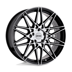 Petrol 18x8 P3C GLOSS BLACK W/ MACHINED FACE +35mm