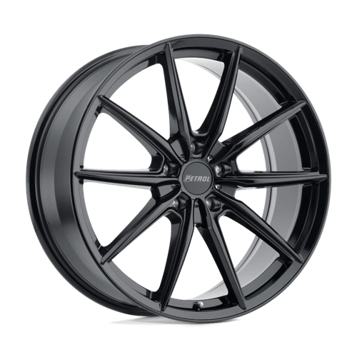 Petrol 20x8 P4B GLOSS BLACK +35mm