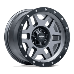 Pro Comp Alloys 17x9 41 MATTE GRAPHITE W/ BLACK LIP +-6mm