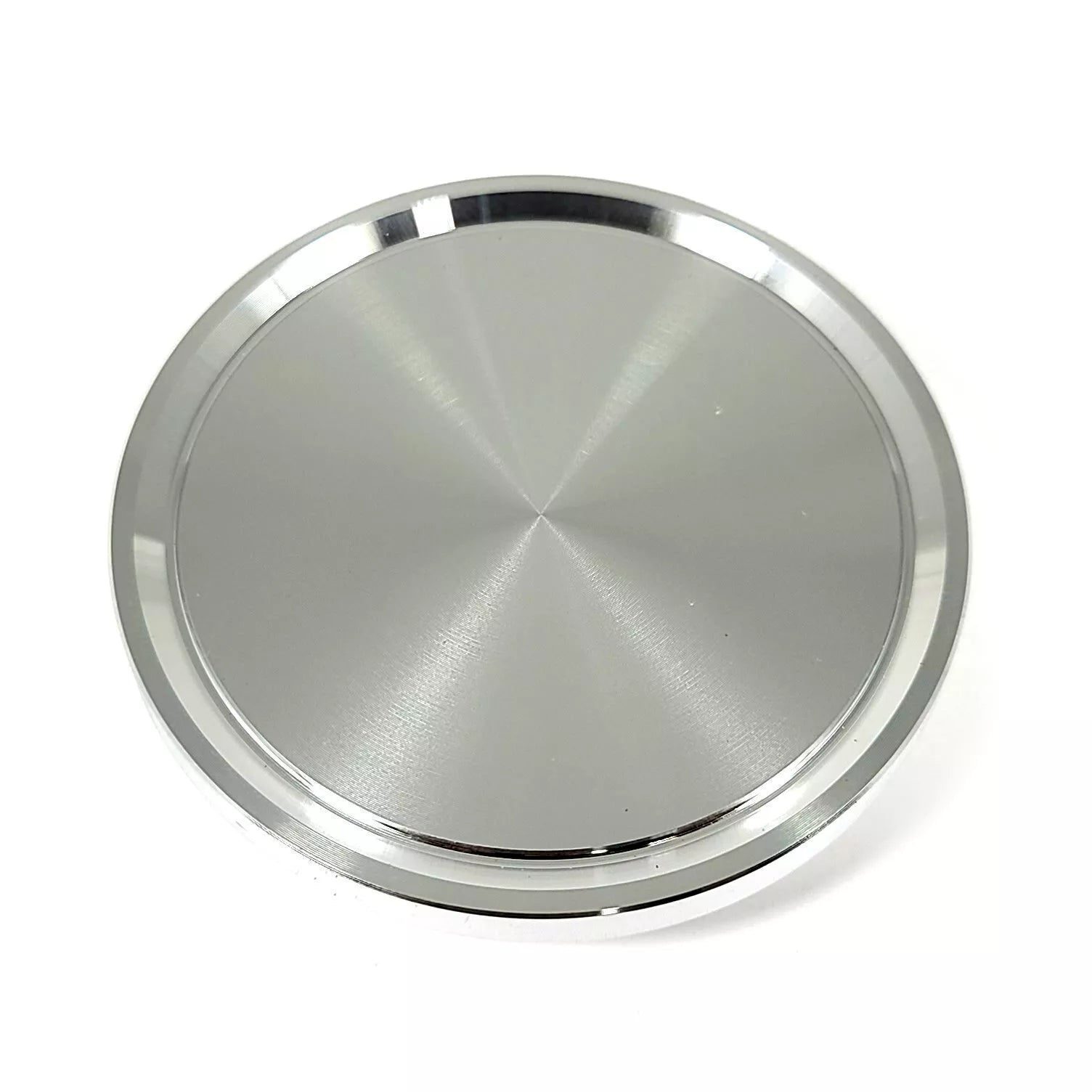 Flat Plain Aluminum O-Ring Hub Cap for Porsche