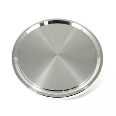 Flat Plain Aluminum O-Ring Hub Cap for Porsche